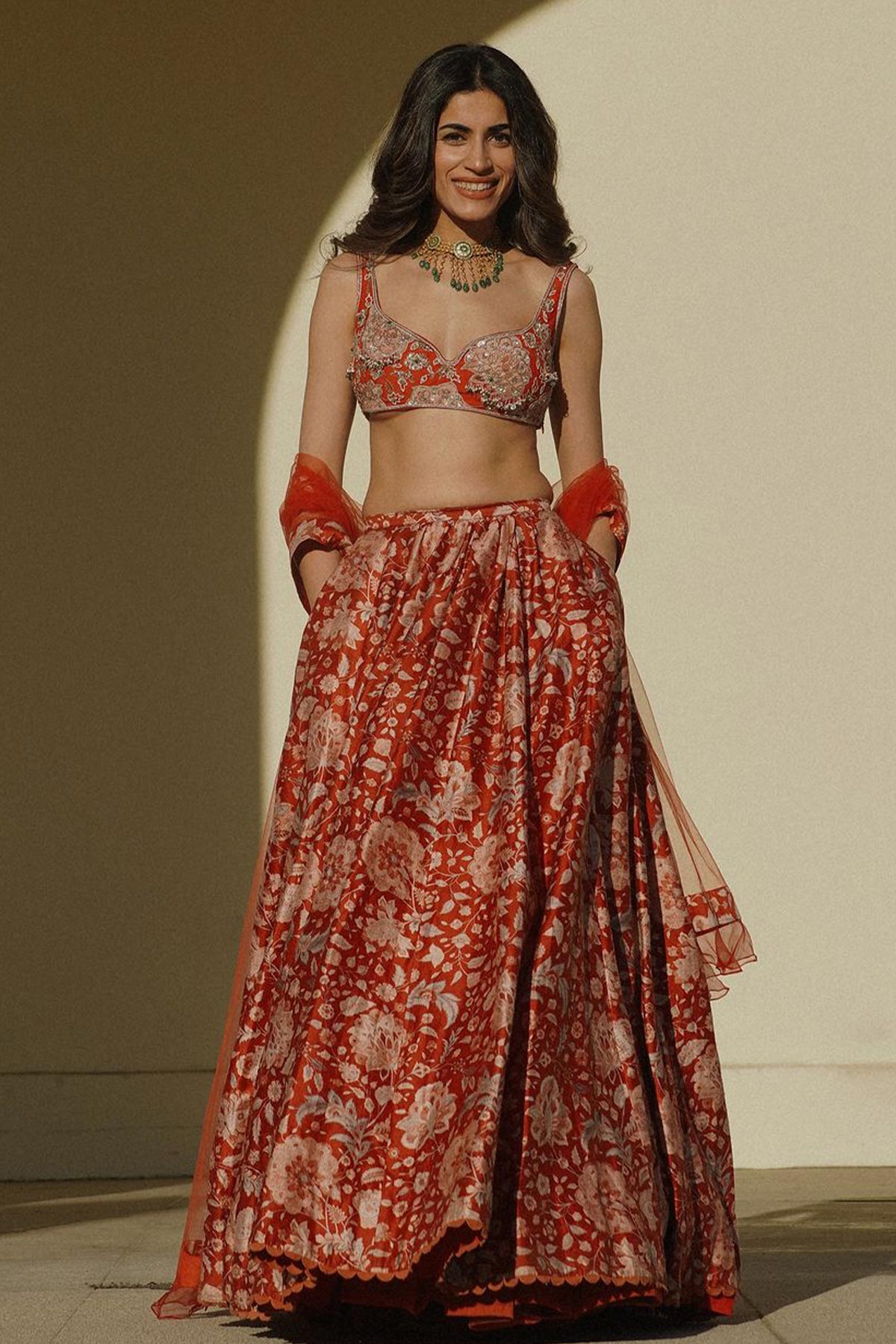 Kiran in DEMI LEHENGA SET