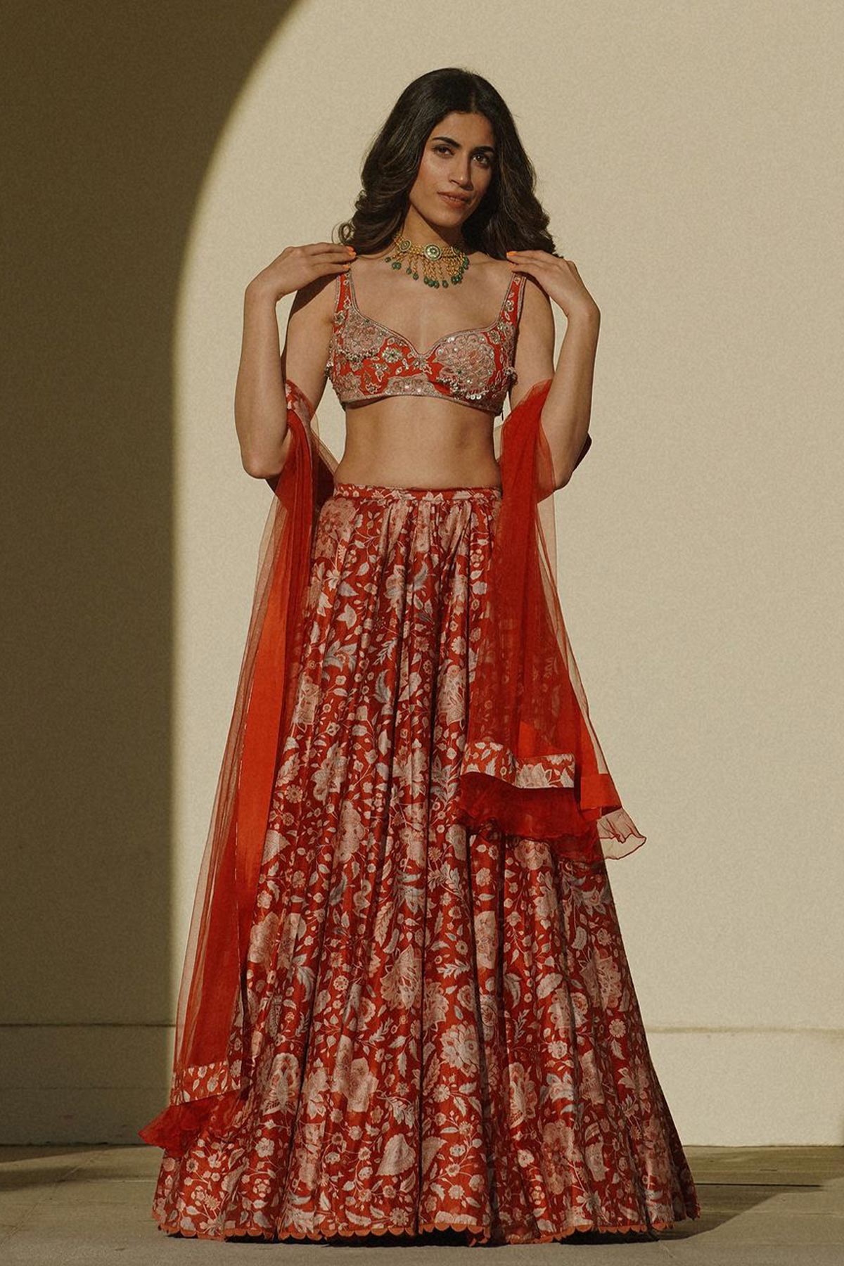 Kiran in DEMI LEHENGA SET