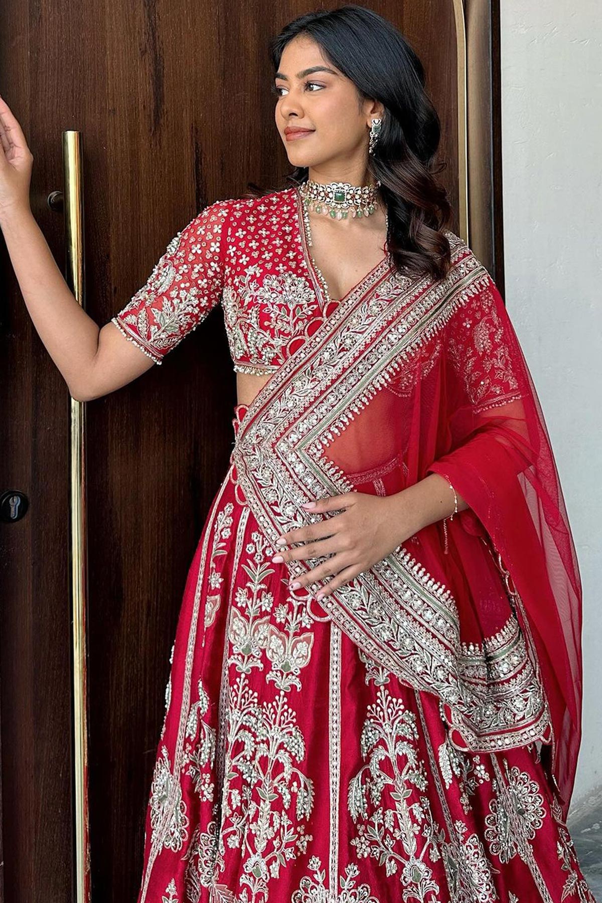 divya bopanna in SHANNO LEHENGA SET