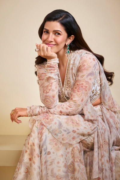 Nimrat Kaur in Flamboyance Saree Set