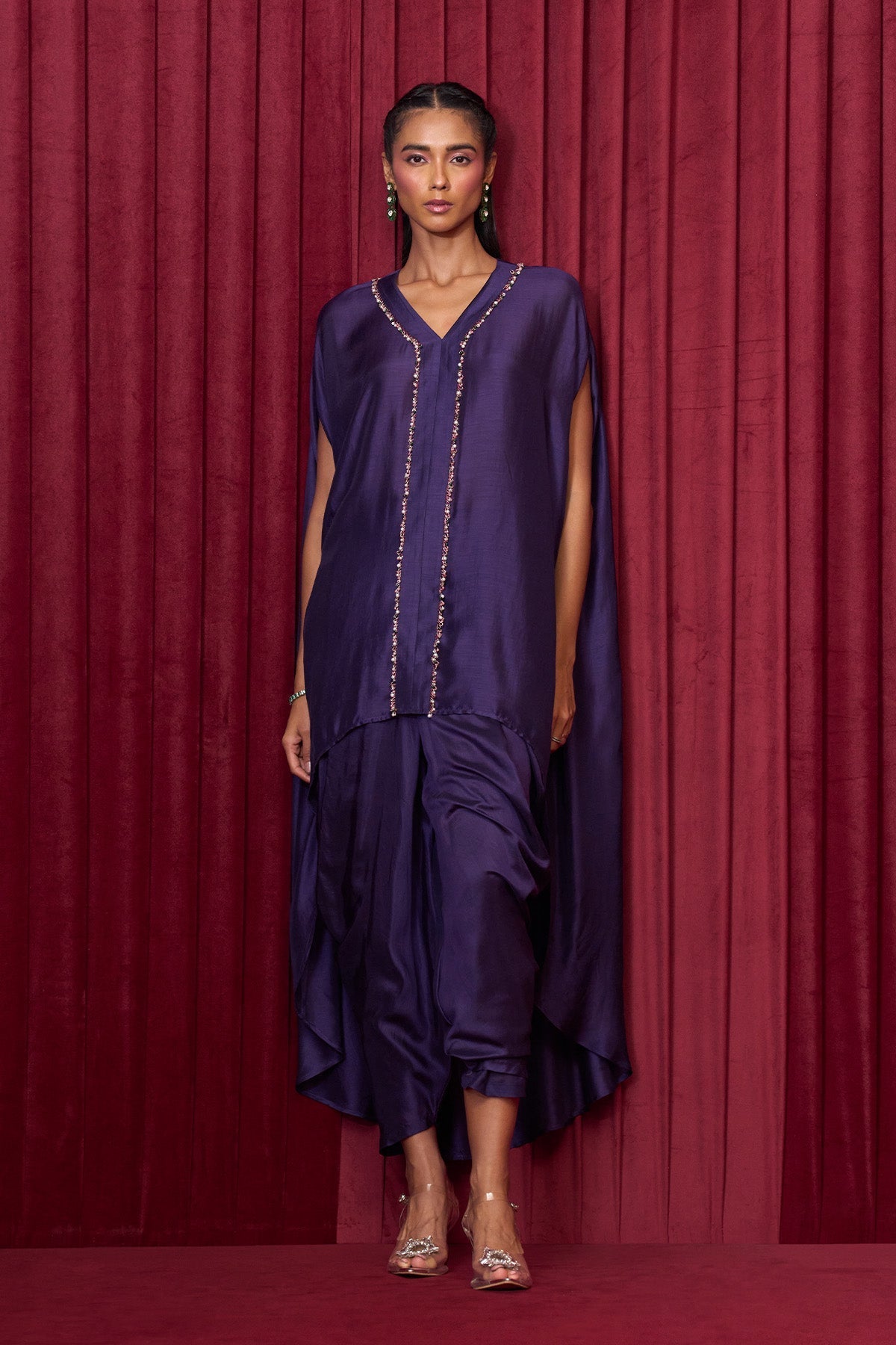Octave Cape Salwar Set-RTS