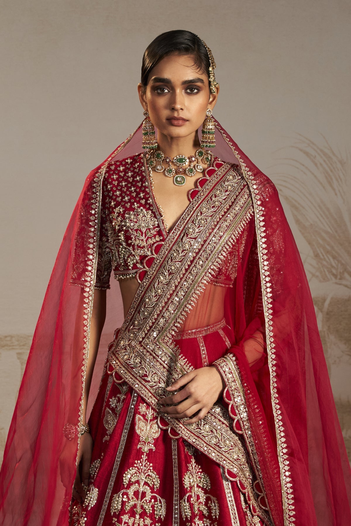 divya bopanna in SHANNO LEHENGA SET