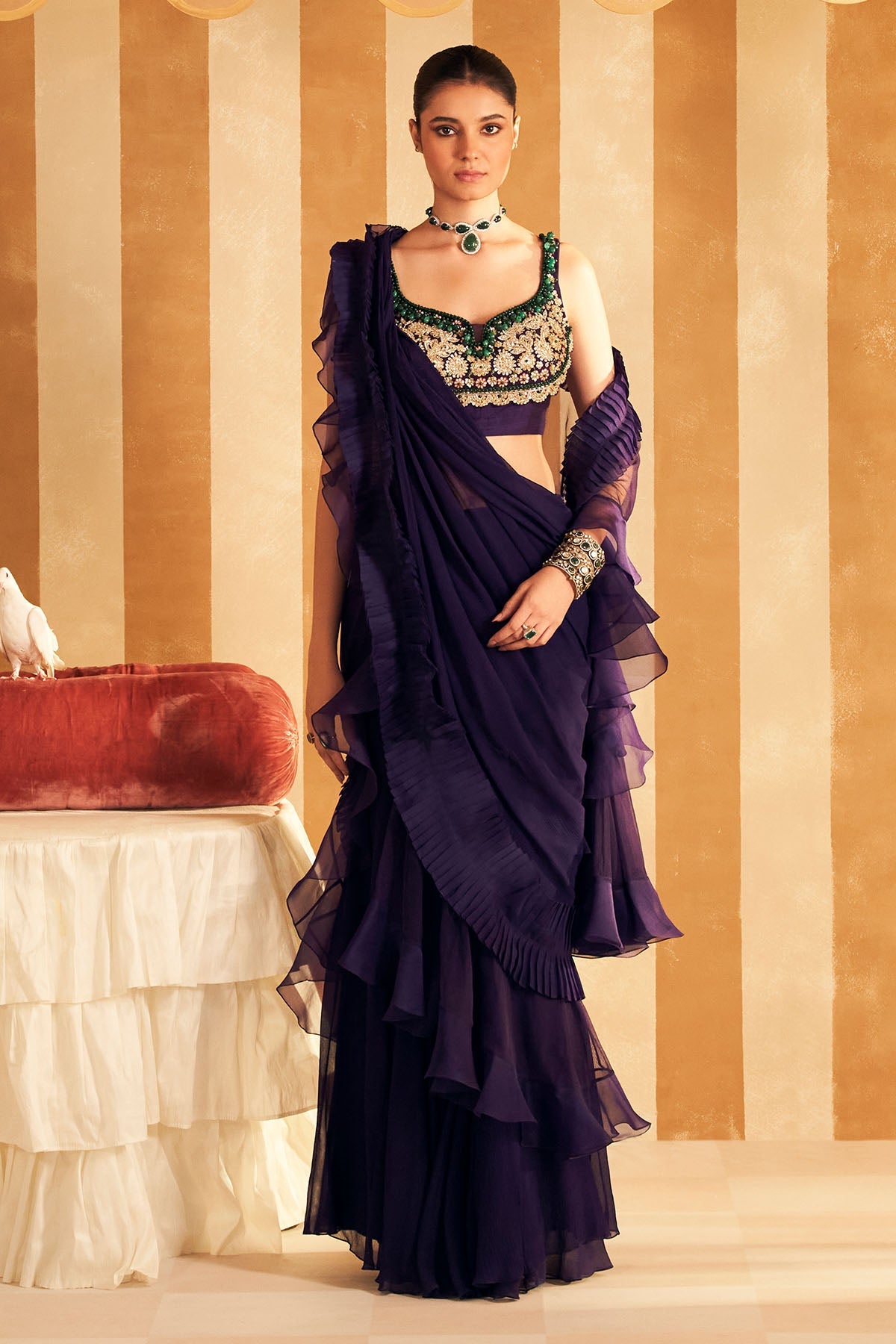 Naghma Saree set