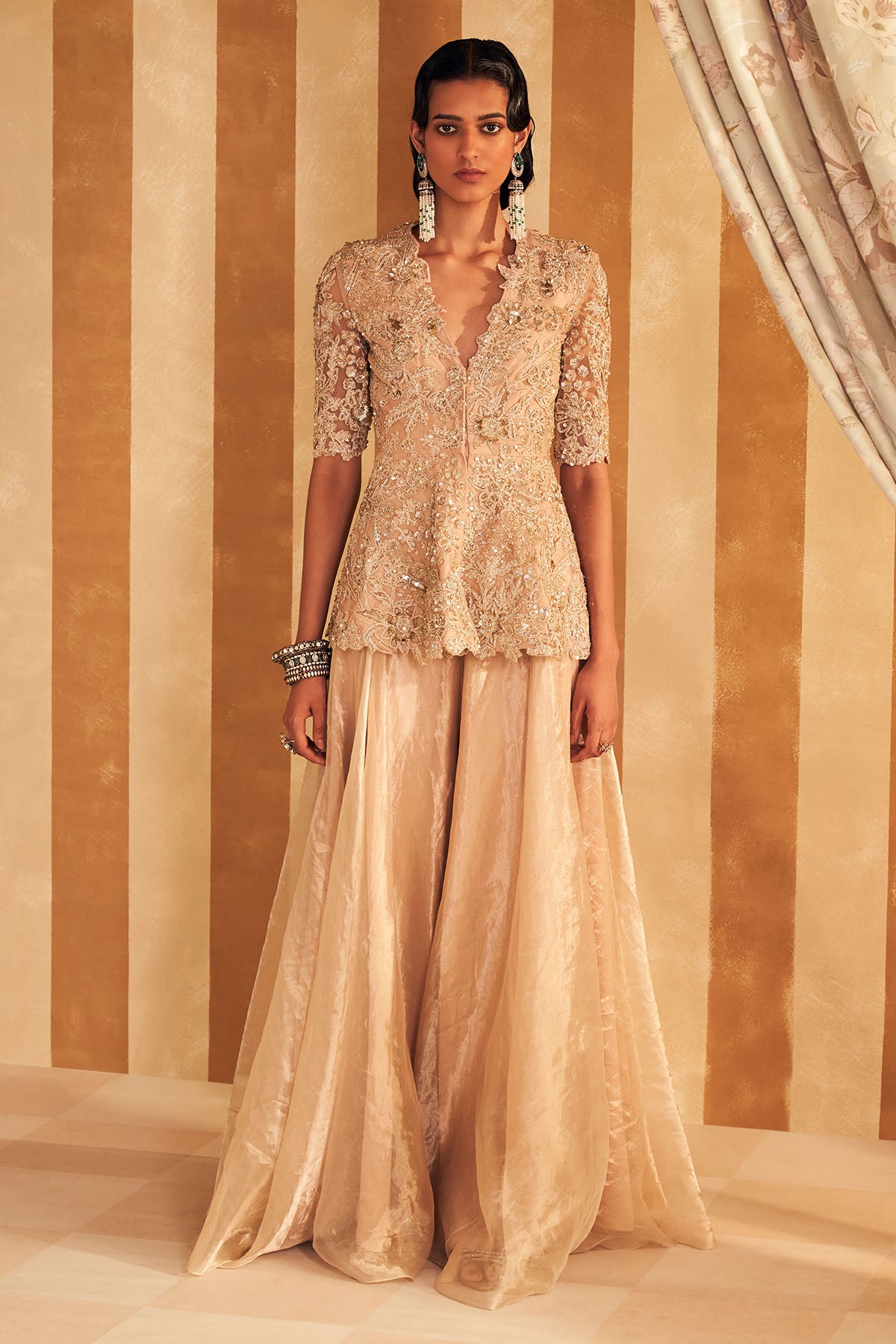 Mahroo Peplum set – Ridhi Mehra