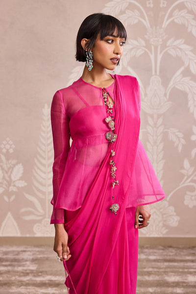 Garnet Saree Set-RTS