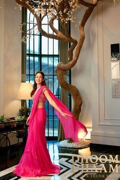 Mira Rajput Kapoor in Twined Saree Set