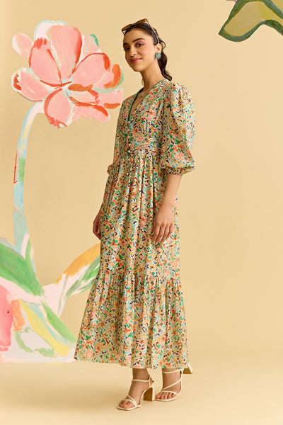 Ikkat Printed Dress-RTS