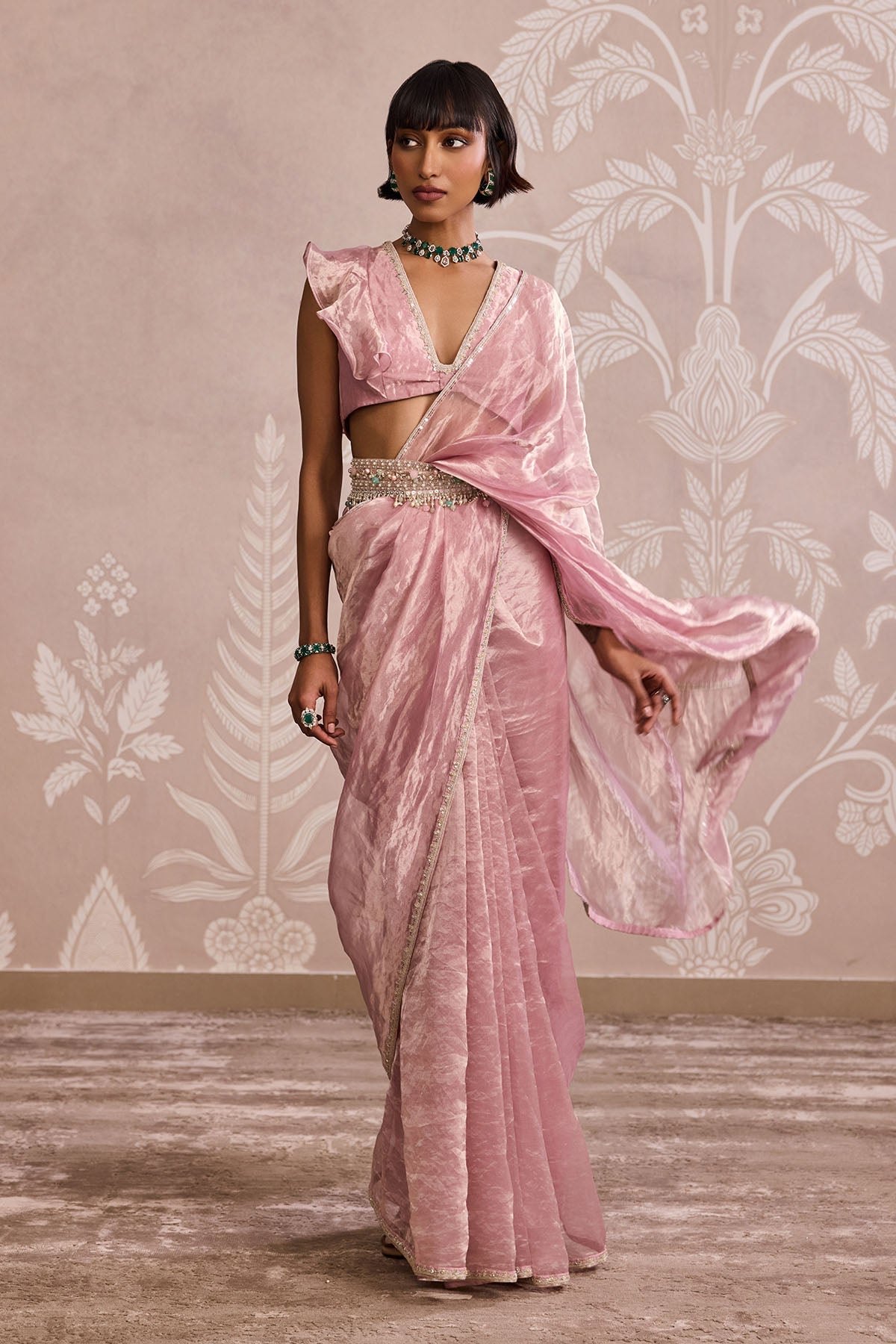 Quartz Saree Set