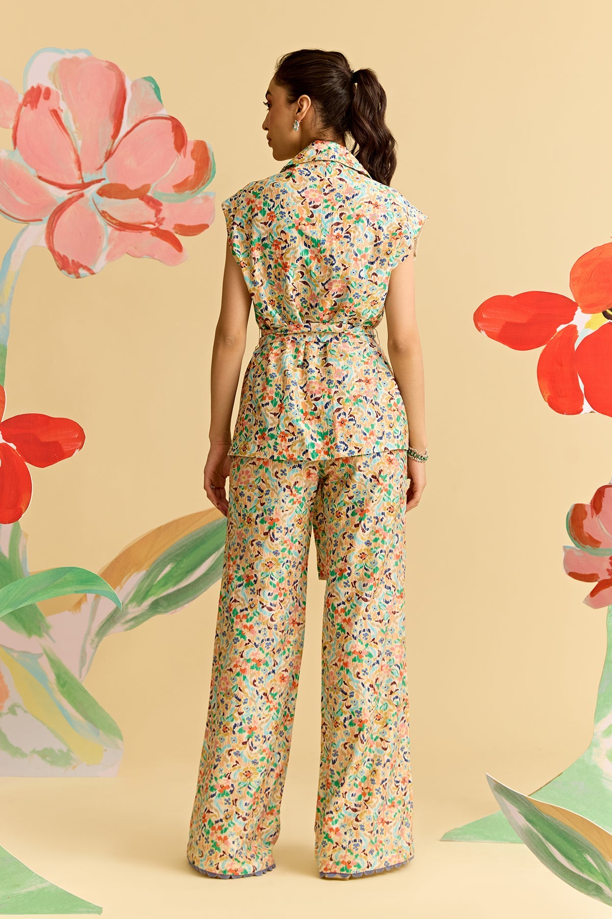 Ikkat Printed Co-ord Set