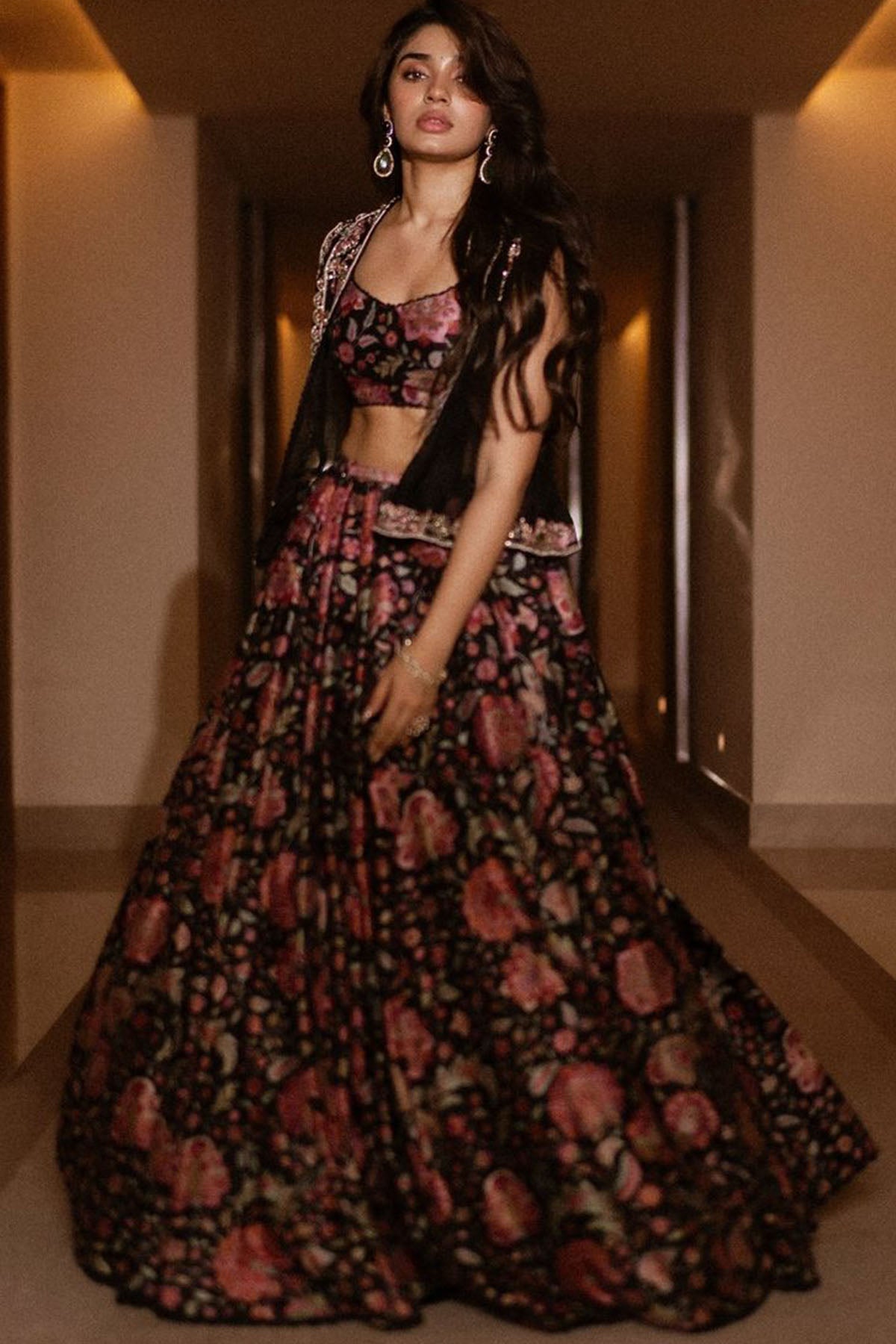 Krithi Shetty in Razzle Lehenga Set