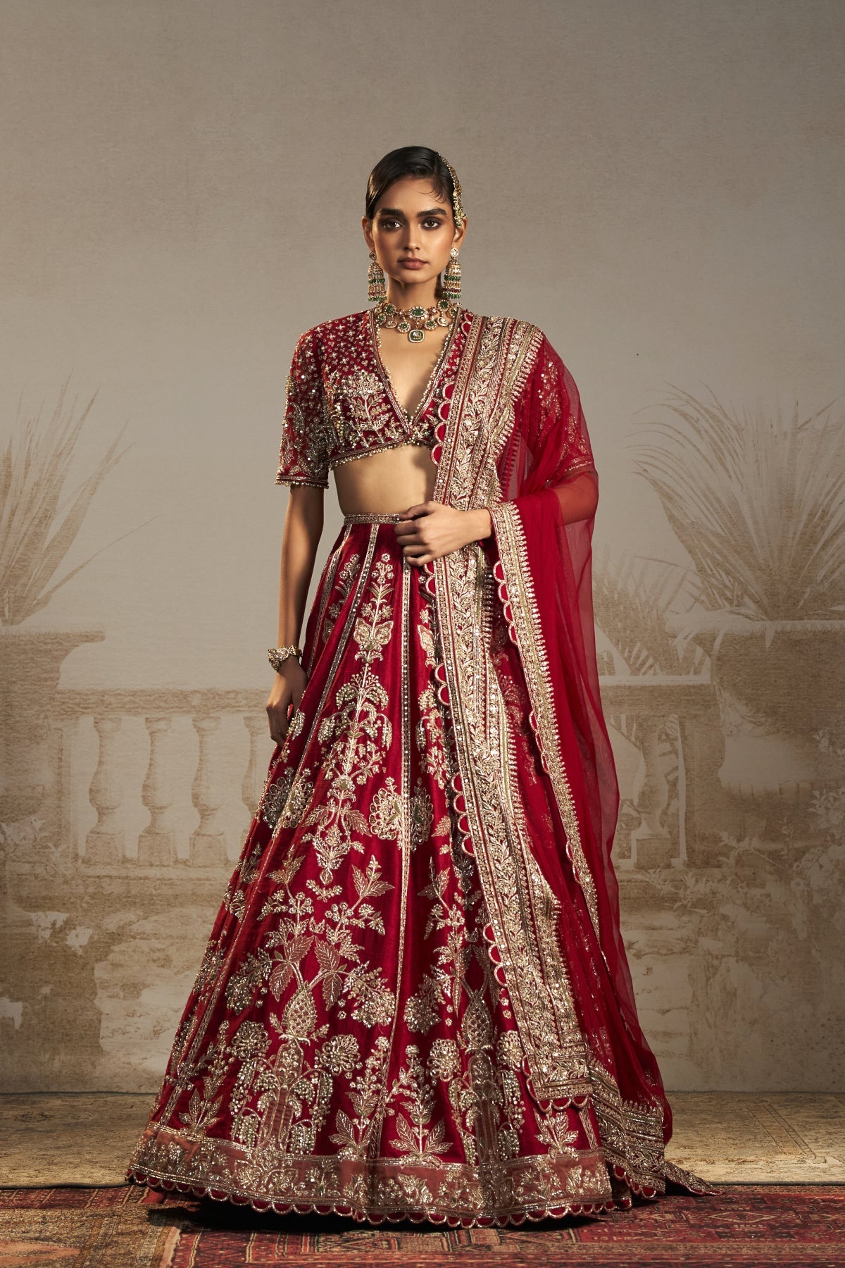 divya bopanna in SHANNO LEHENGA SET