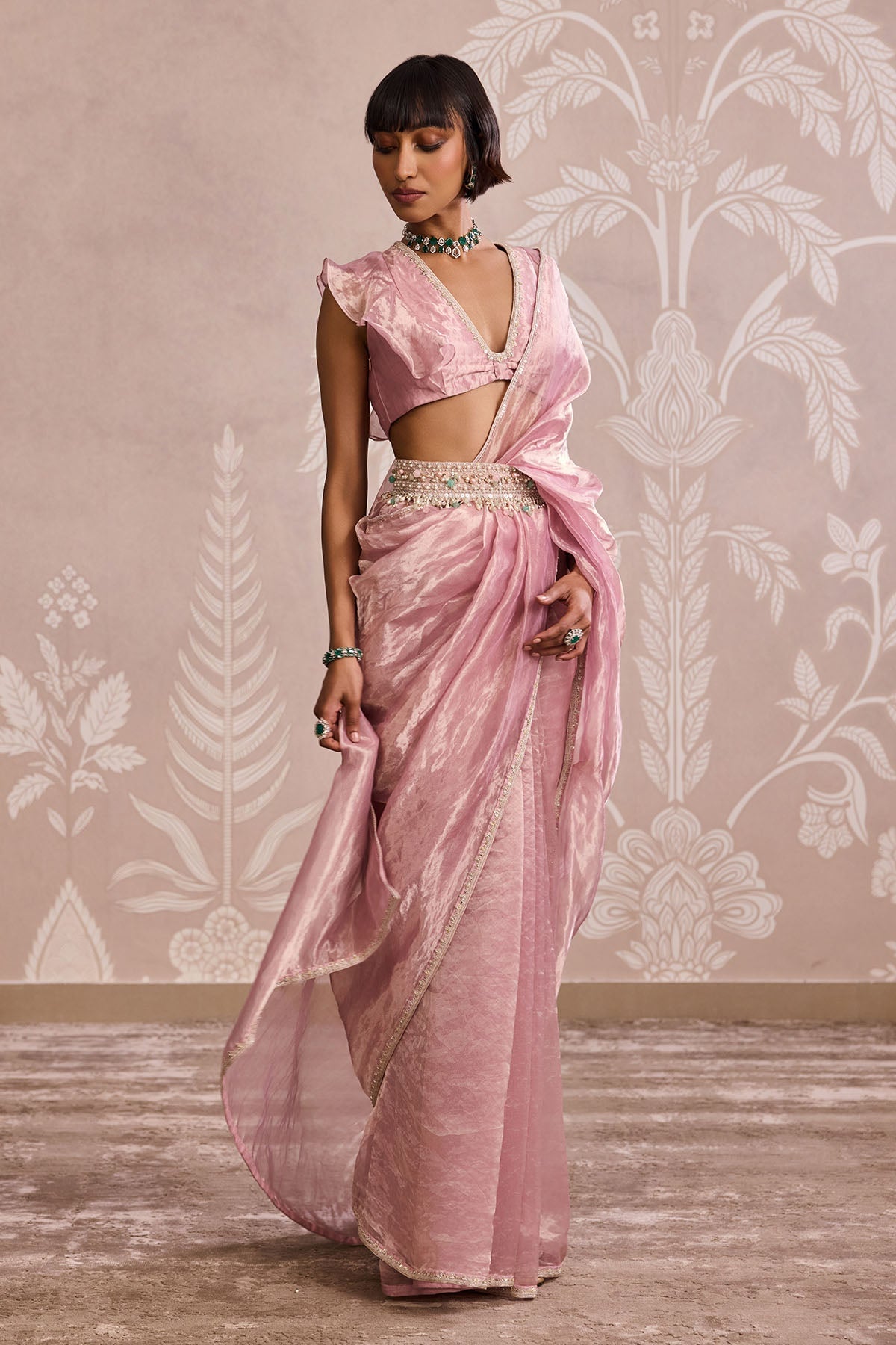 Quartz Saree Set