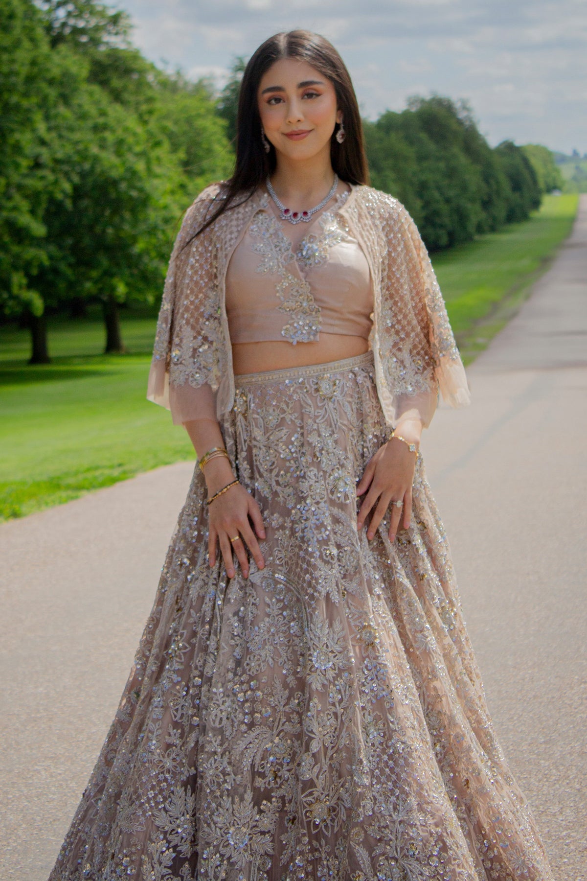 PAVAN VIRDI IN JHUMKA LEHENGA SET