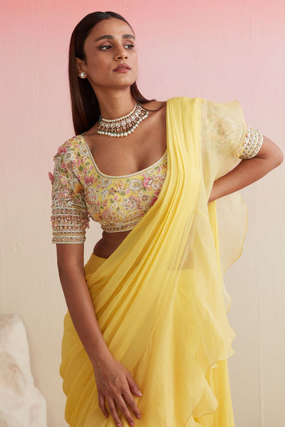 RIDHI-MEHRA-YELLOW-NET-EMBROIDERED-SAREE