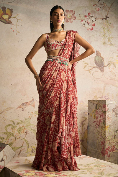 Retro Saree Set-RTS