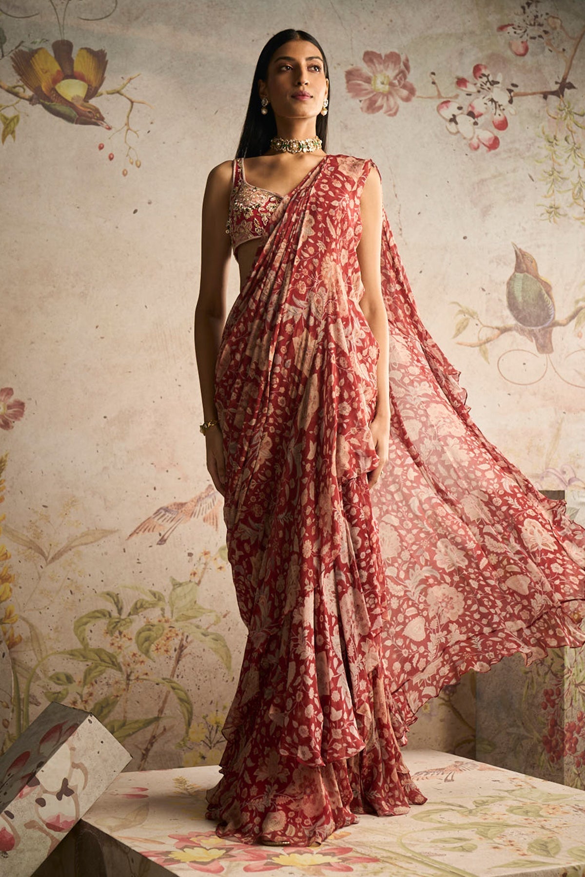 Retro Saree Set-RTS