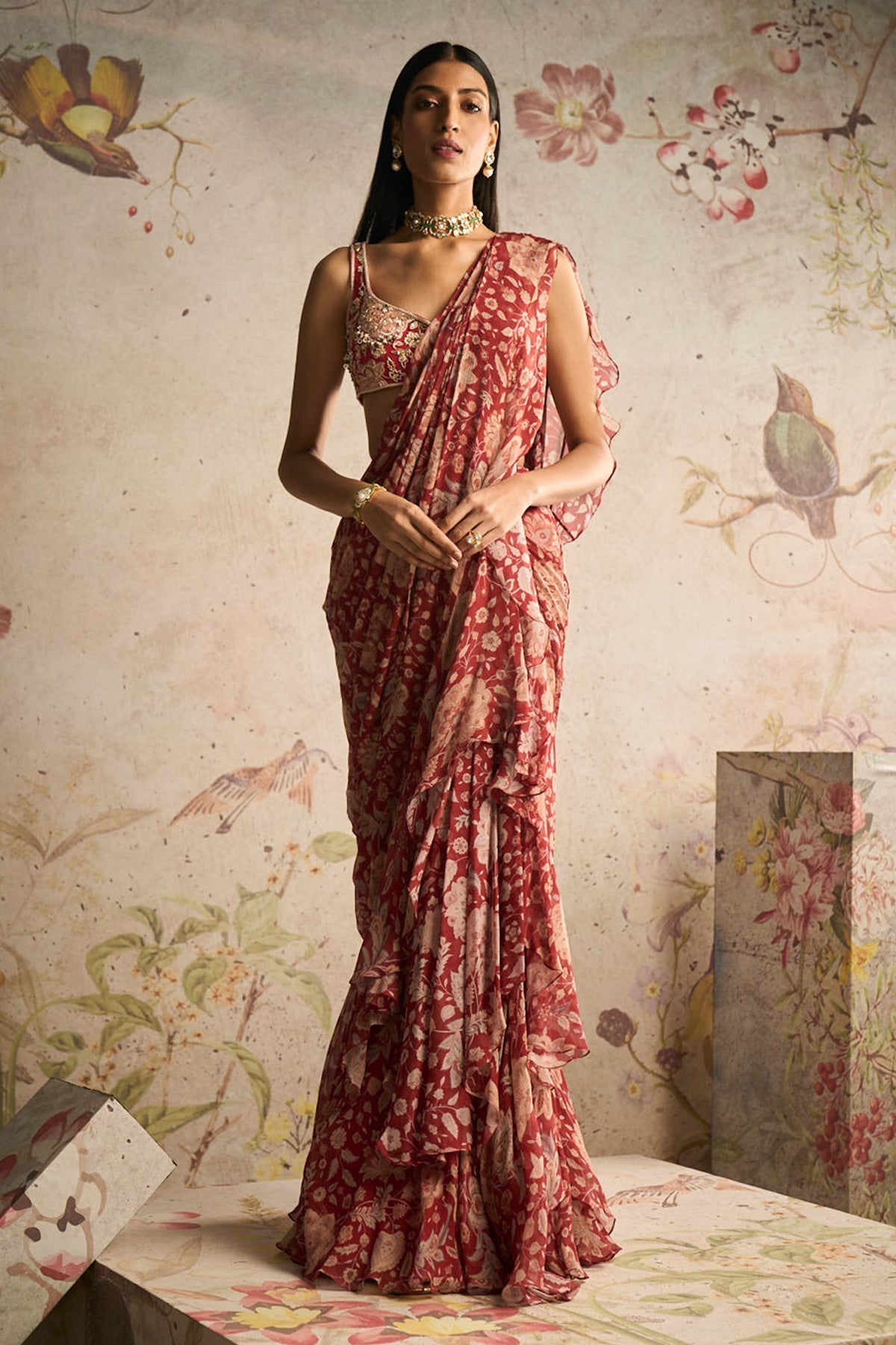 Retro Saree Set-RTS