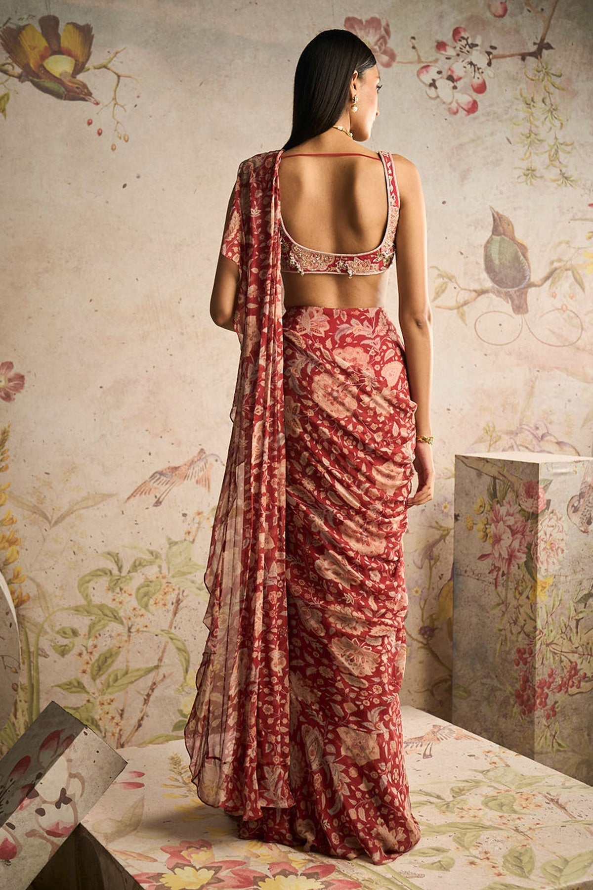 Retro Saree Set-RTS