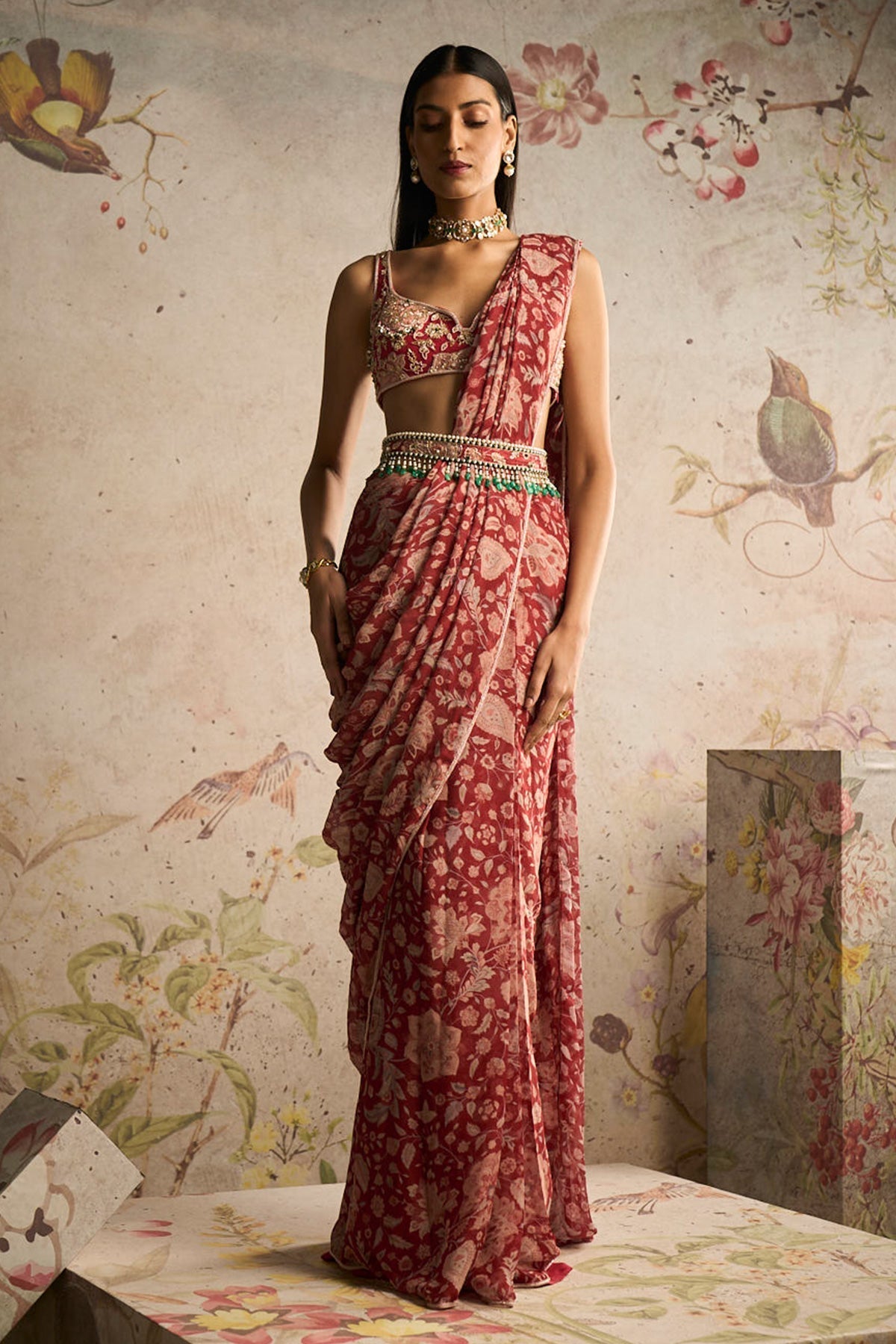 Glamour Saree Set-RTS