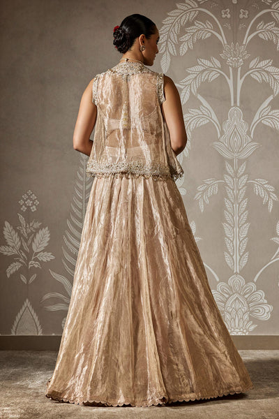 Arushi'S Mehra In Sunehri Lehenga Set-RTS