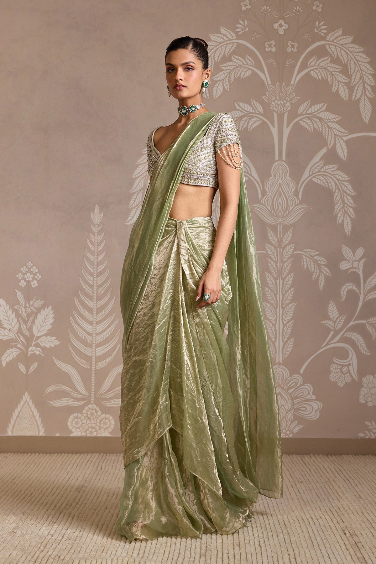 Loom Saree Set