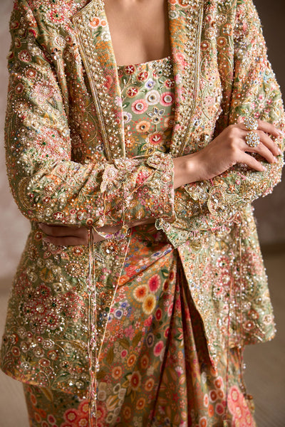 Intertwine Jacket Skirt Set