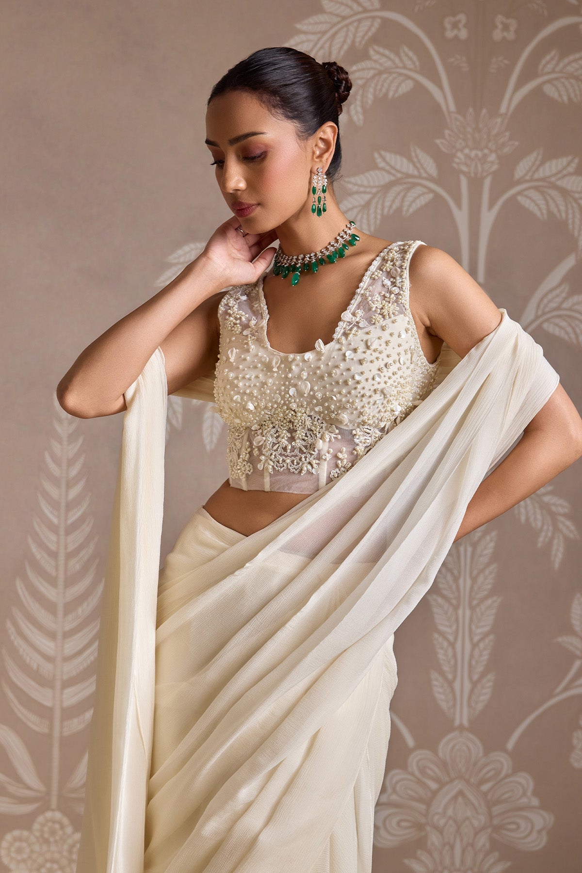 Spindle Saree Set
