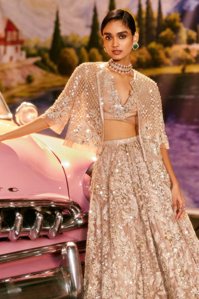 PAVAN VIRDI IN JHUMKA LEHENGA SET