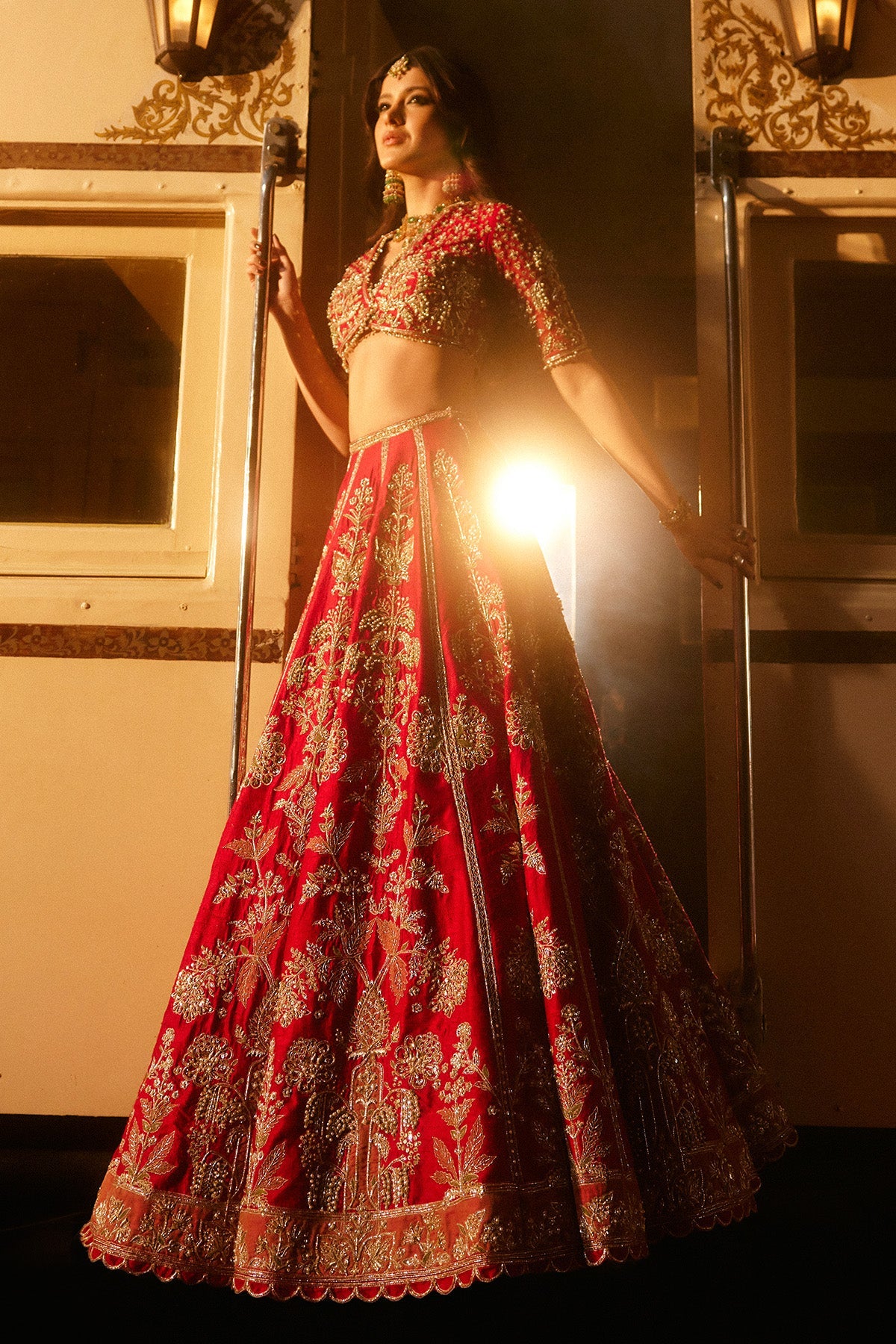 divya bopanna in SHANNO LEHENGA SET