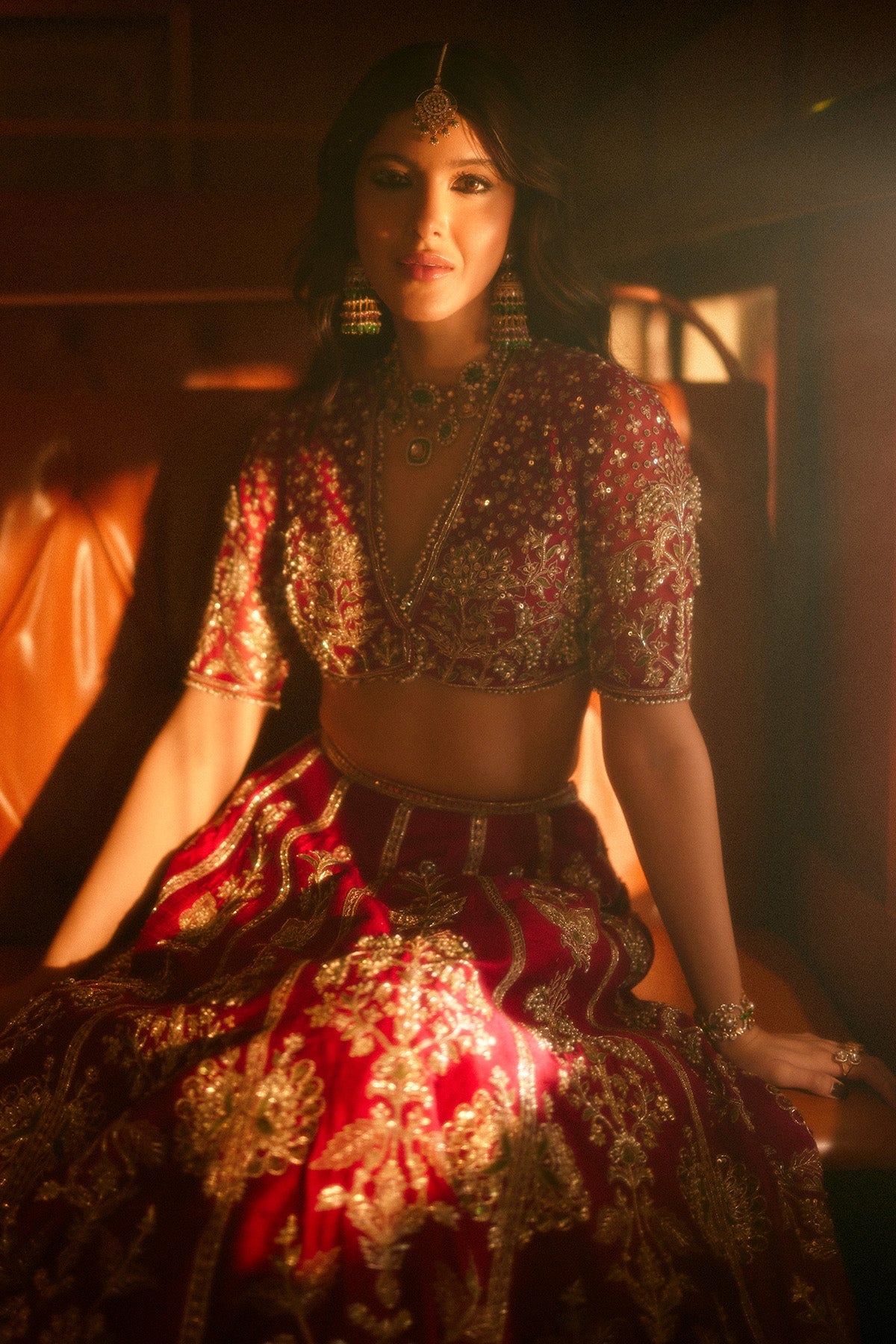 divya bopanna in SHANNO LEHENGA SET