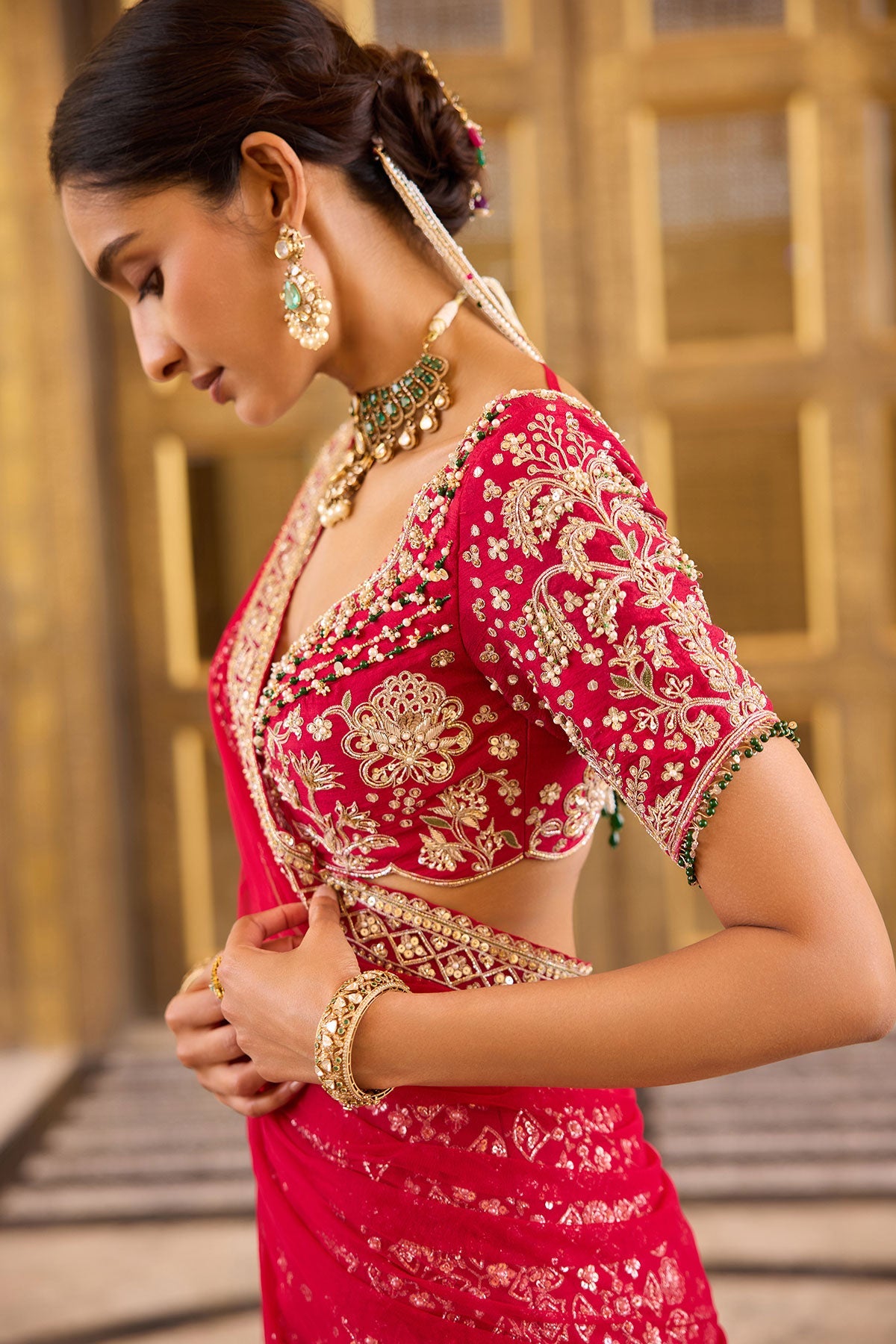 Bloom Saree Set