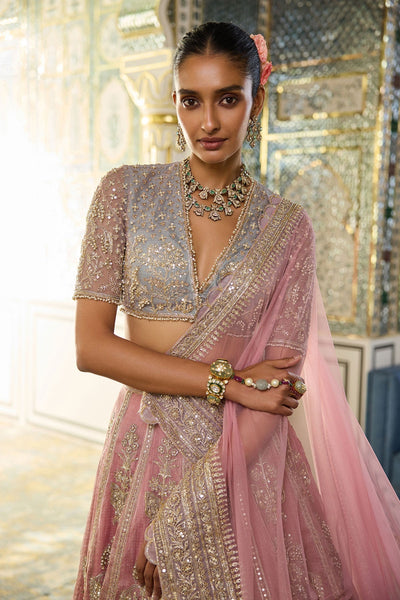 Blush Lehenga Set-RTS