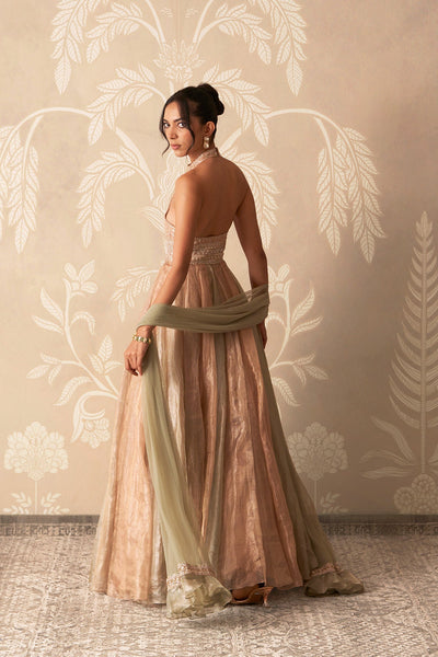 Leher Anarkali Set