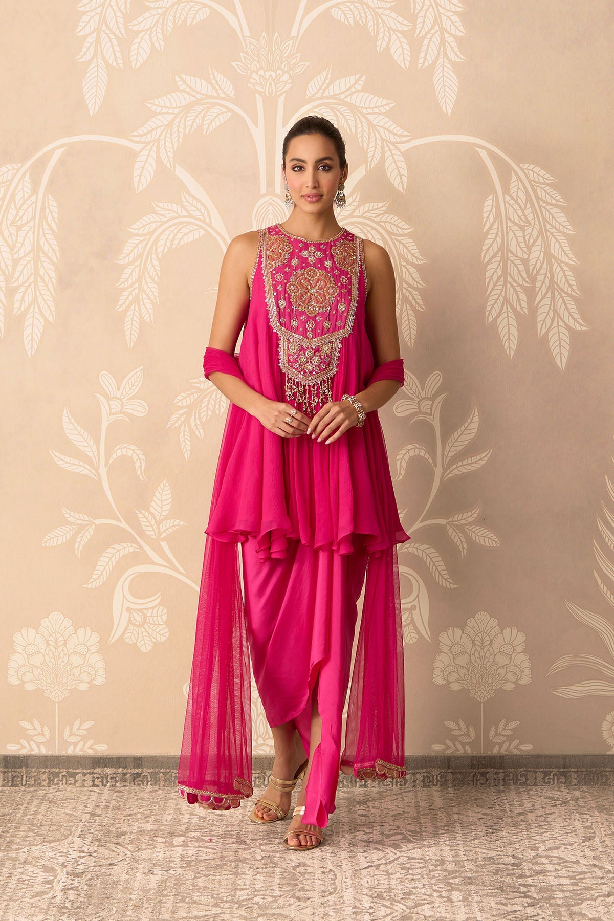 Saaz Kurti Skirt Set-RTS