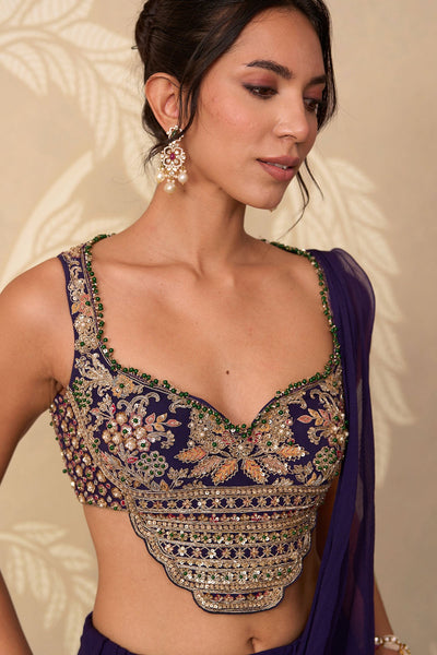KNOT SAREE SET