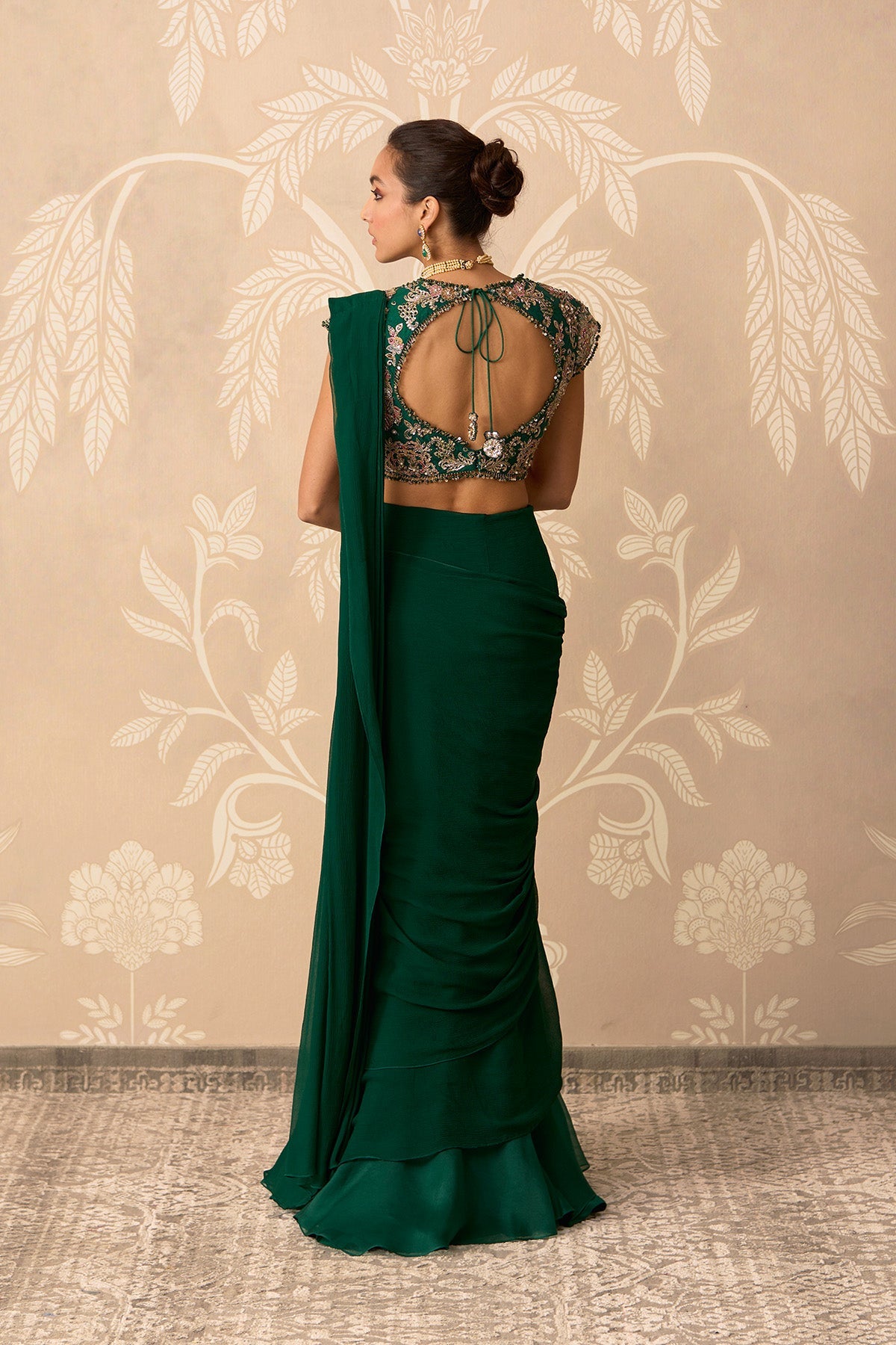 Twined saree set