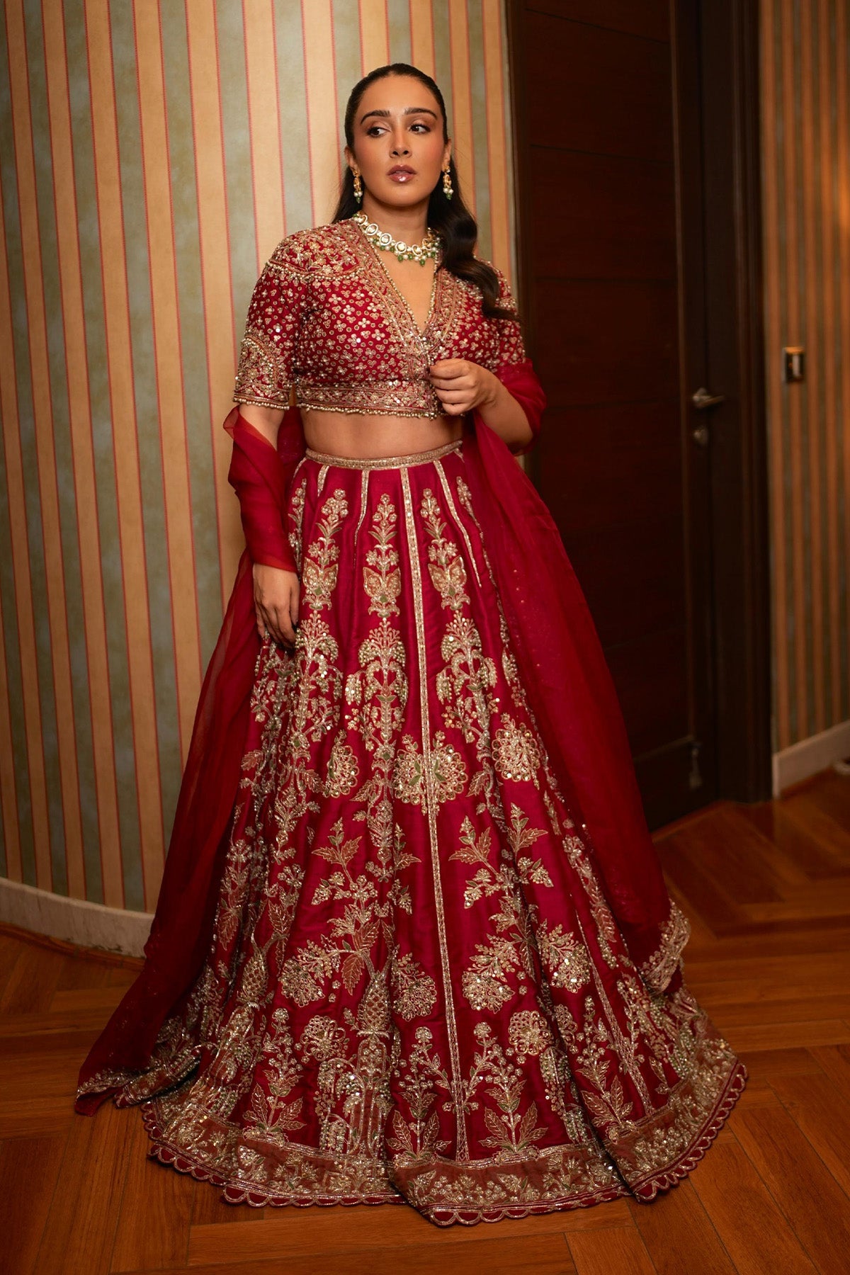 Sanjana Batra in Shanno Lehenga Set