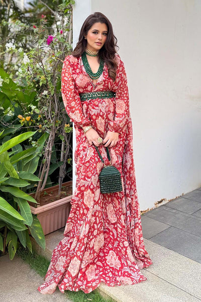 Natasha Luthra in Regal Saree Set