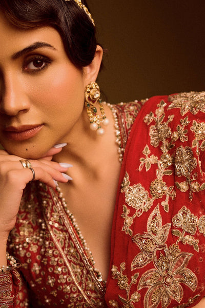 Navdeep Kaur in Sagan Saree Set