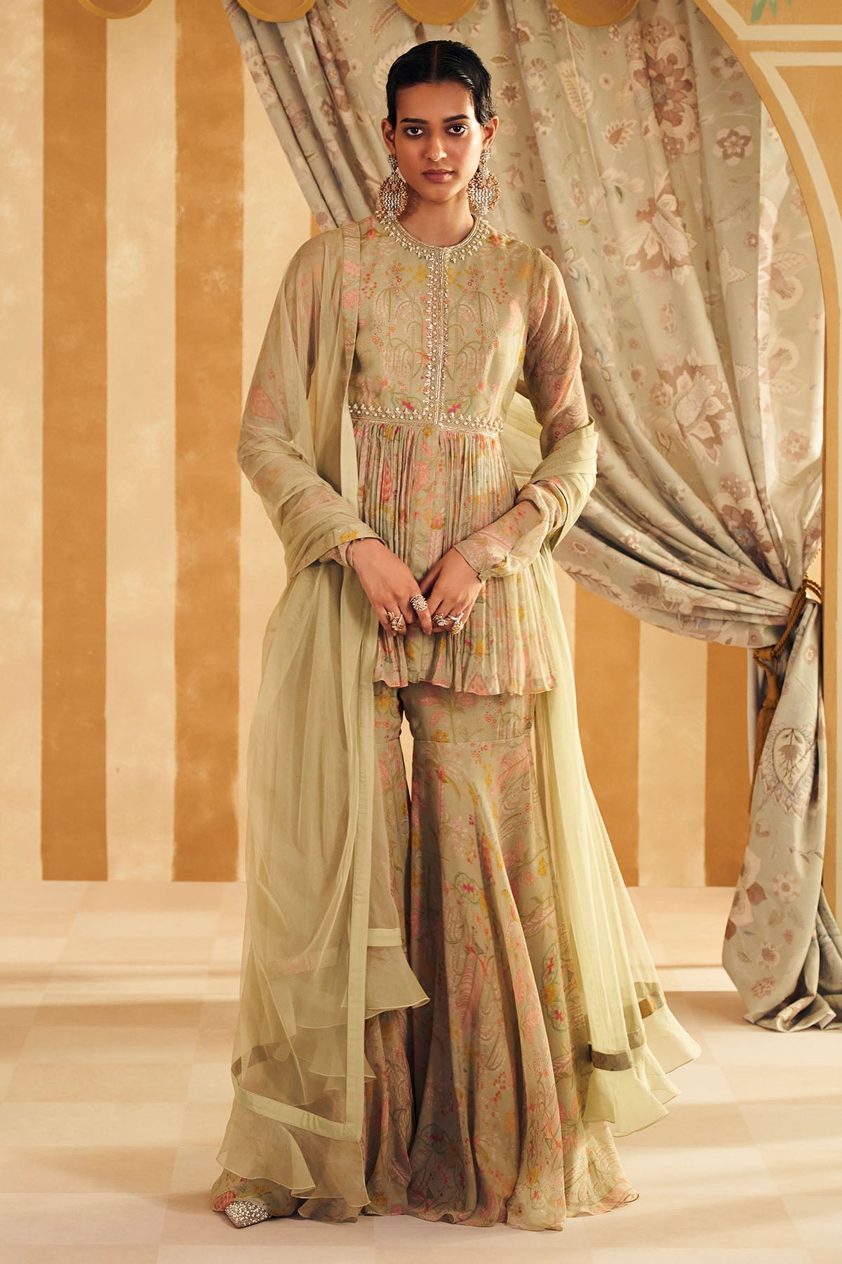 Nashit Peplum set – Ridhi Mehra