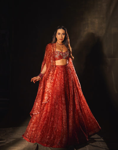 Karishma Kapoor In Ziba Lehenga Set