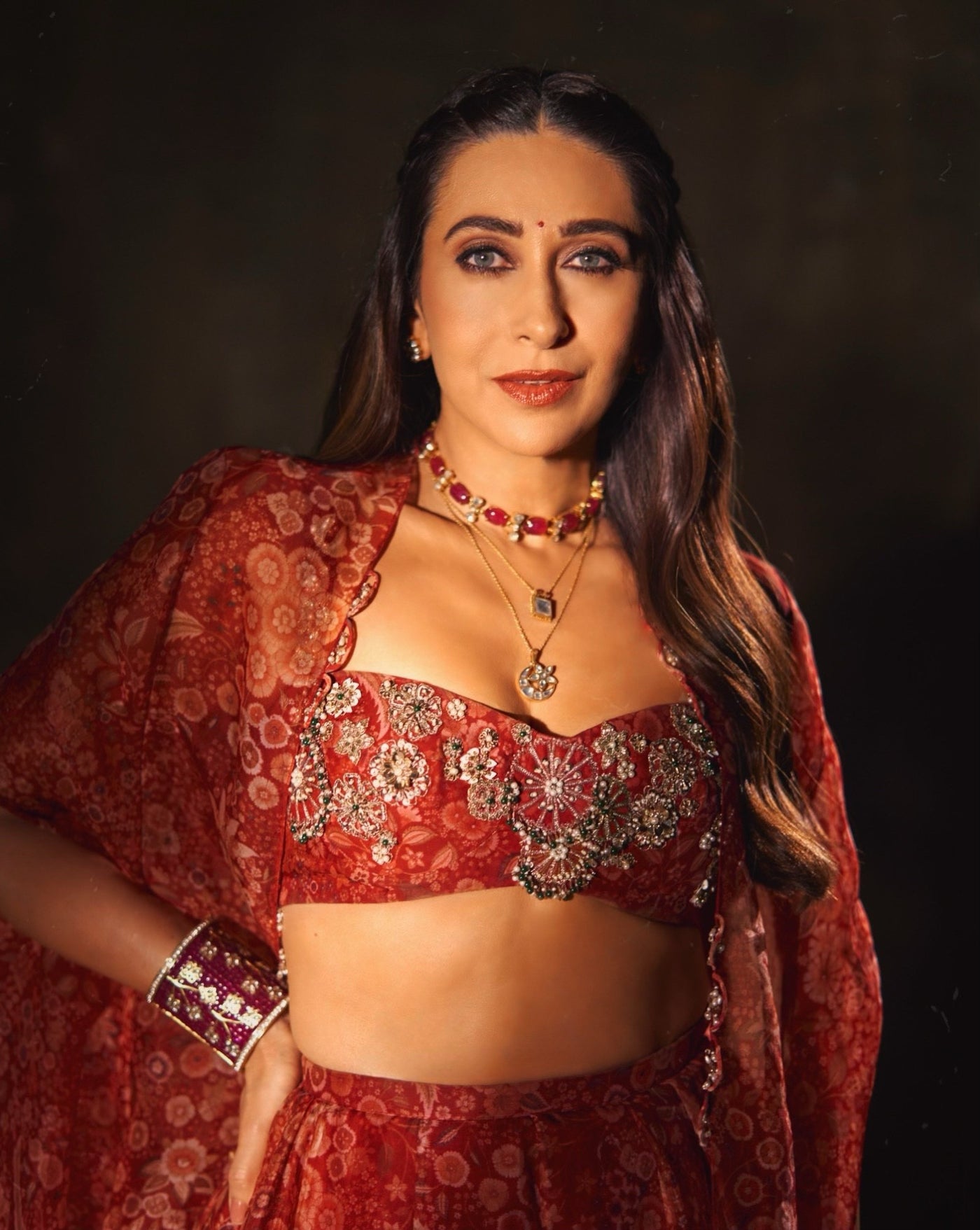 Karishma Kapoor In Ziba Lehenga Set