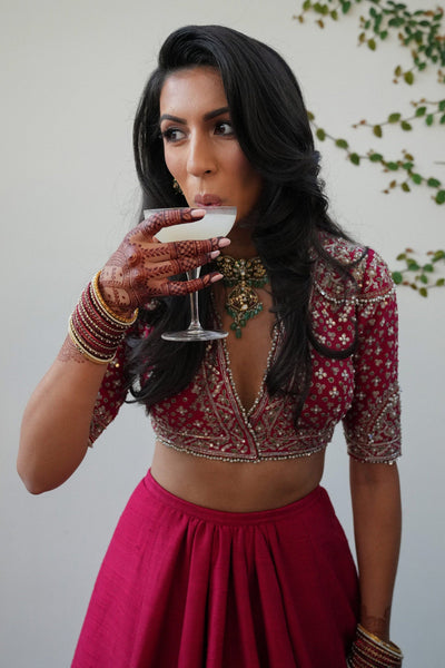SAI SANDHU IN MOGA LEHENGA SET