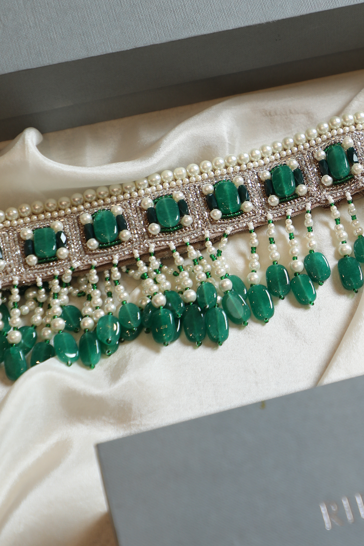 Emerald Bejwelled Belt