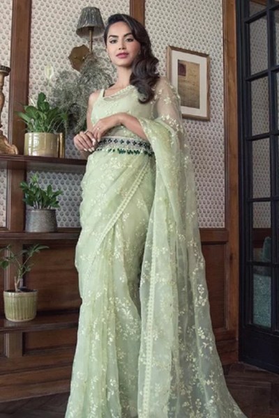 Dipa Khosla in Emerald Bejwelled Belt