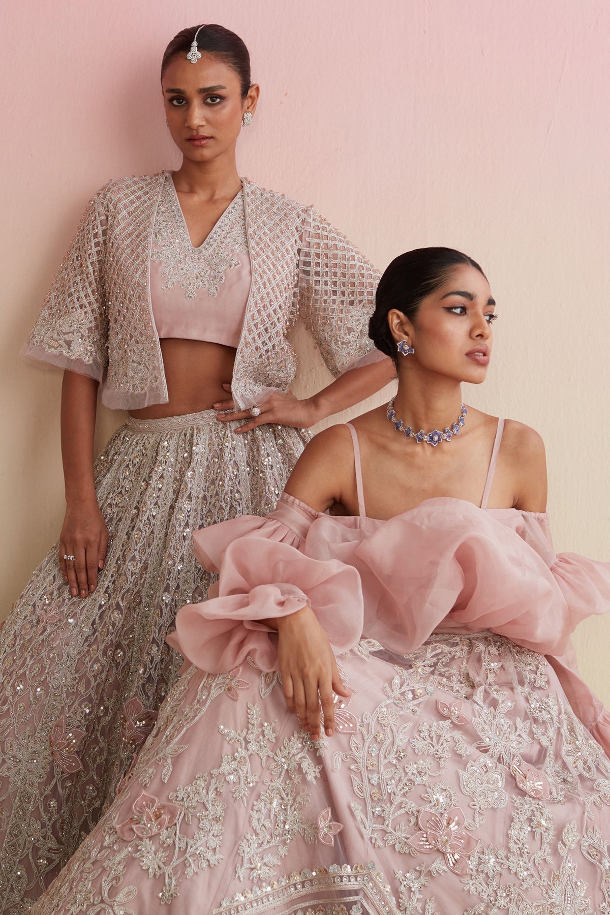 RIDHI-MEHRA-DUSKY-PINK ORGANZA-LEHENGA