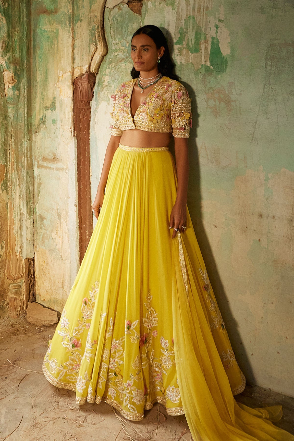 RIDHIMEHRA-YELLOW-LEHENGA